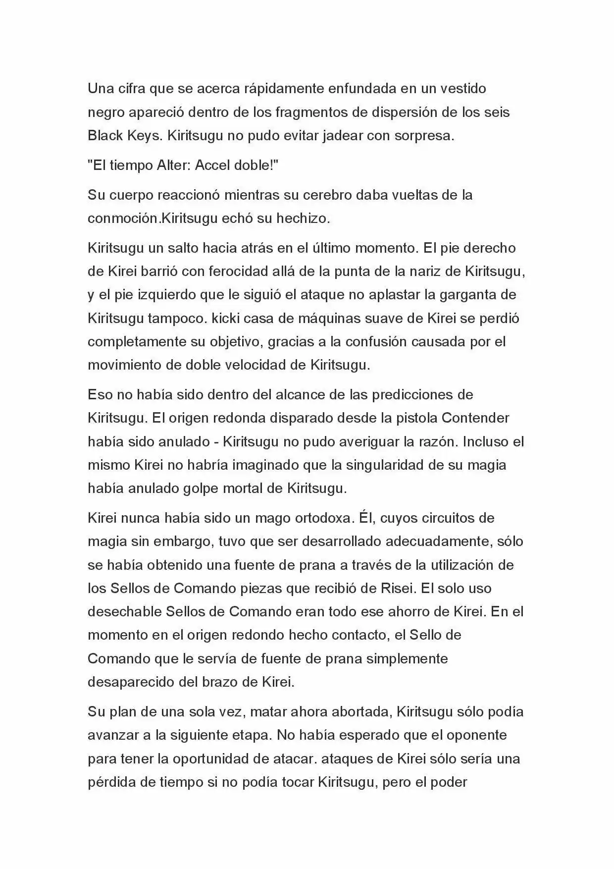 Fate Zero Novela capítulo 83 página 4