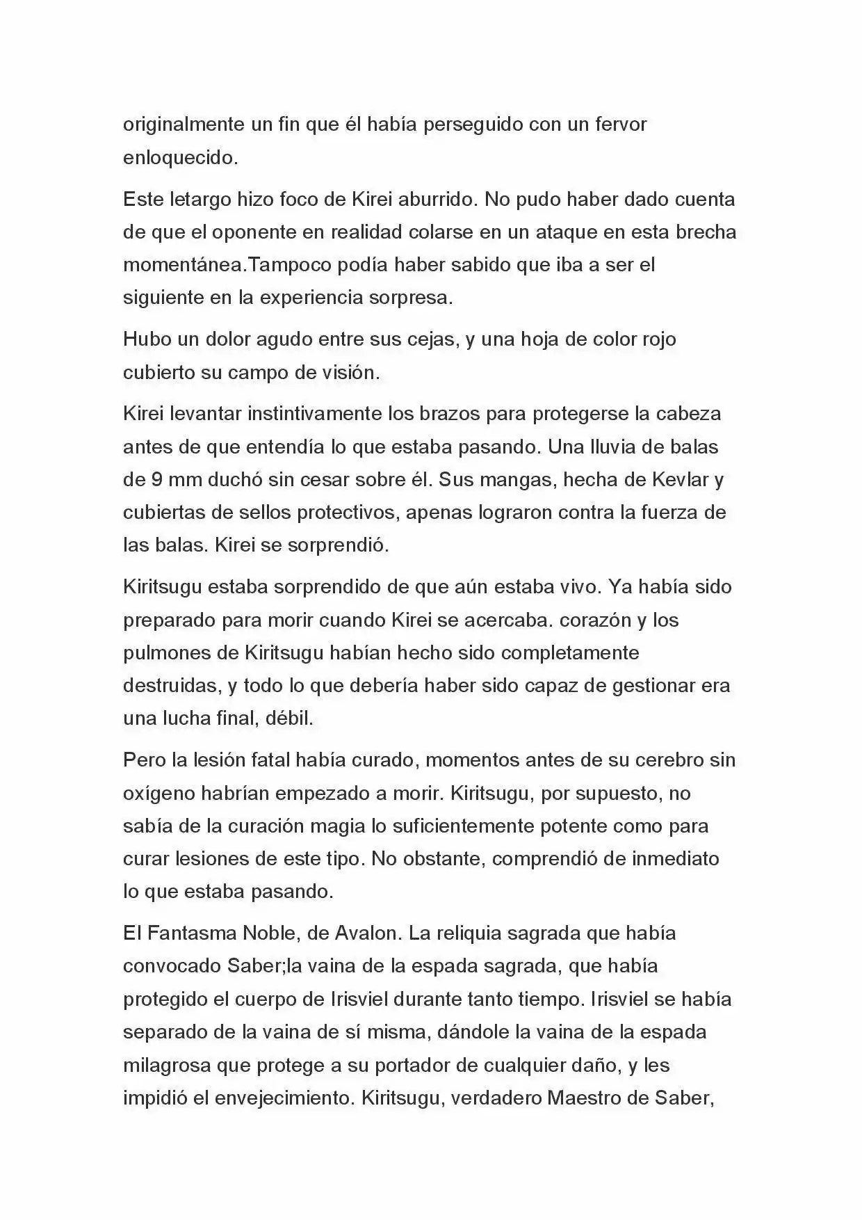 Fate Zero Novela capítulo 83 página 7