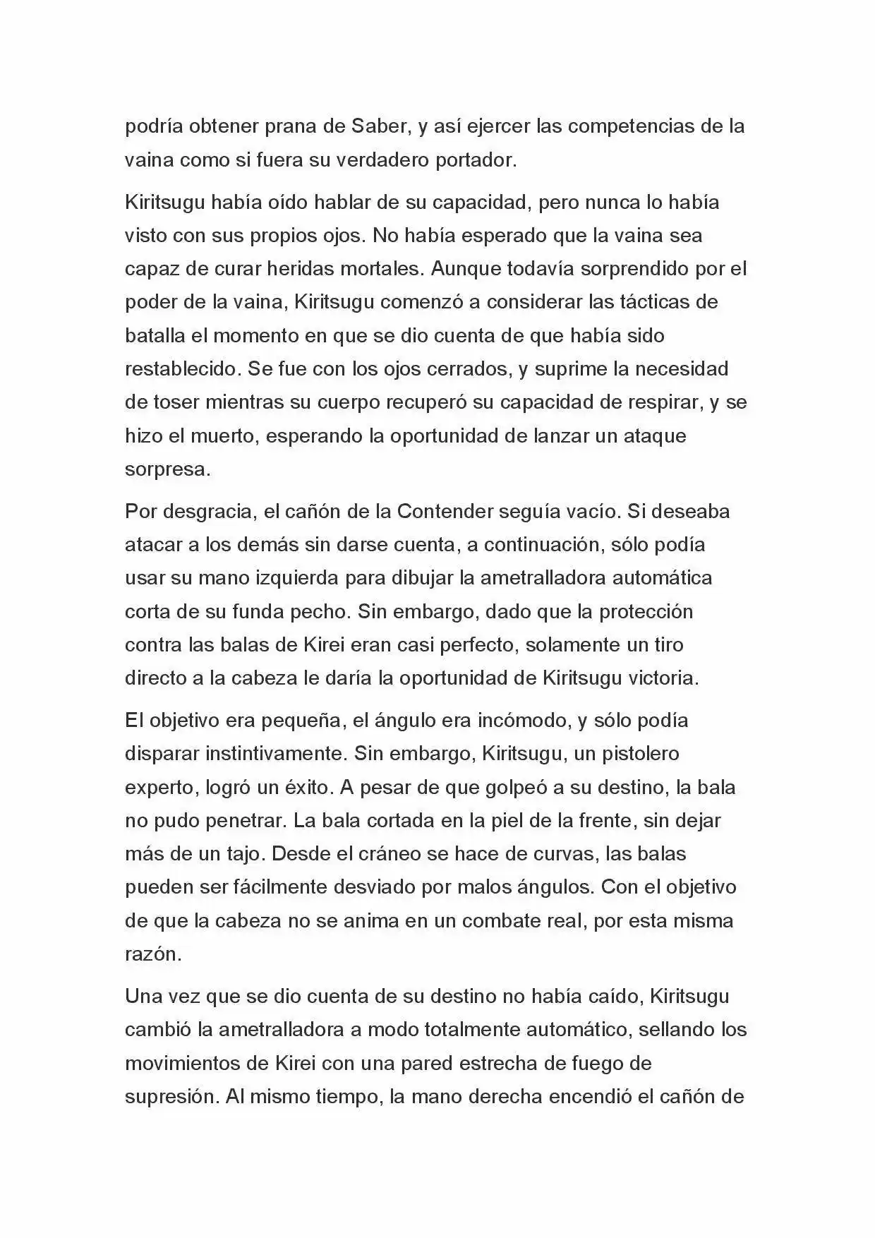 Fate Zero Novela capítulo 83 página 8
