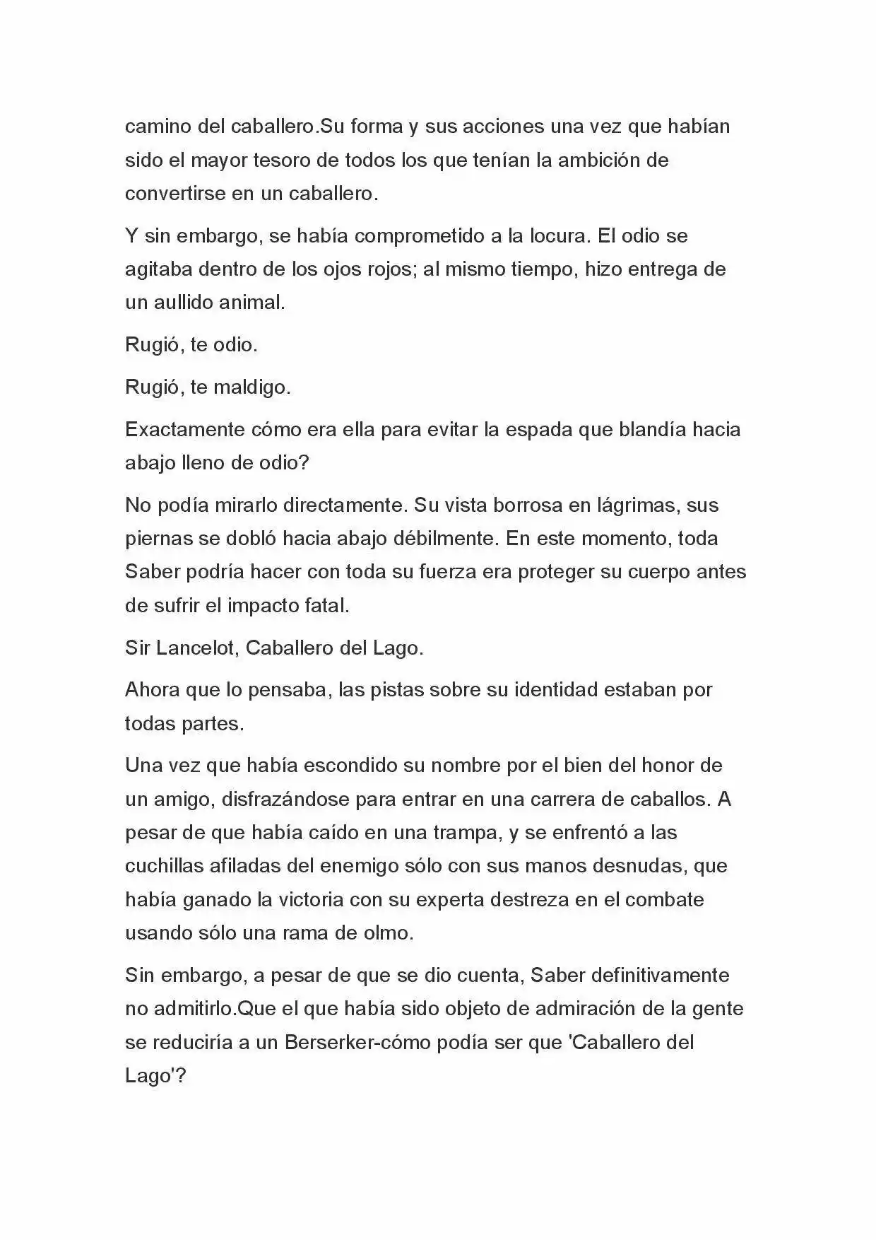 Fate Zero Novela capítulo 84 página 4