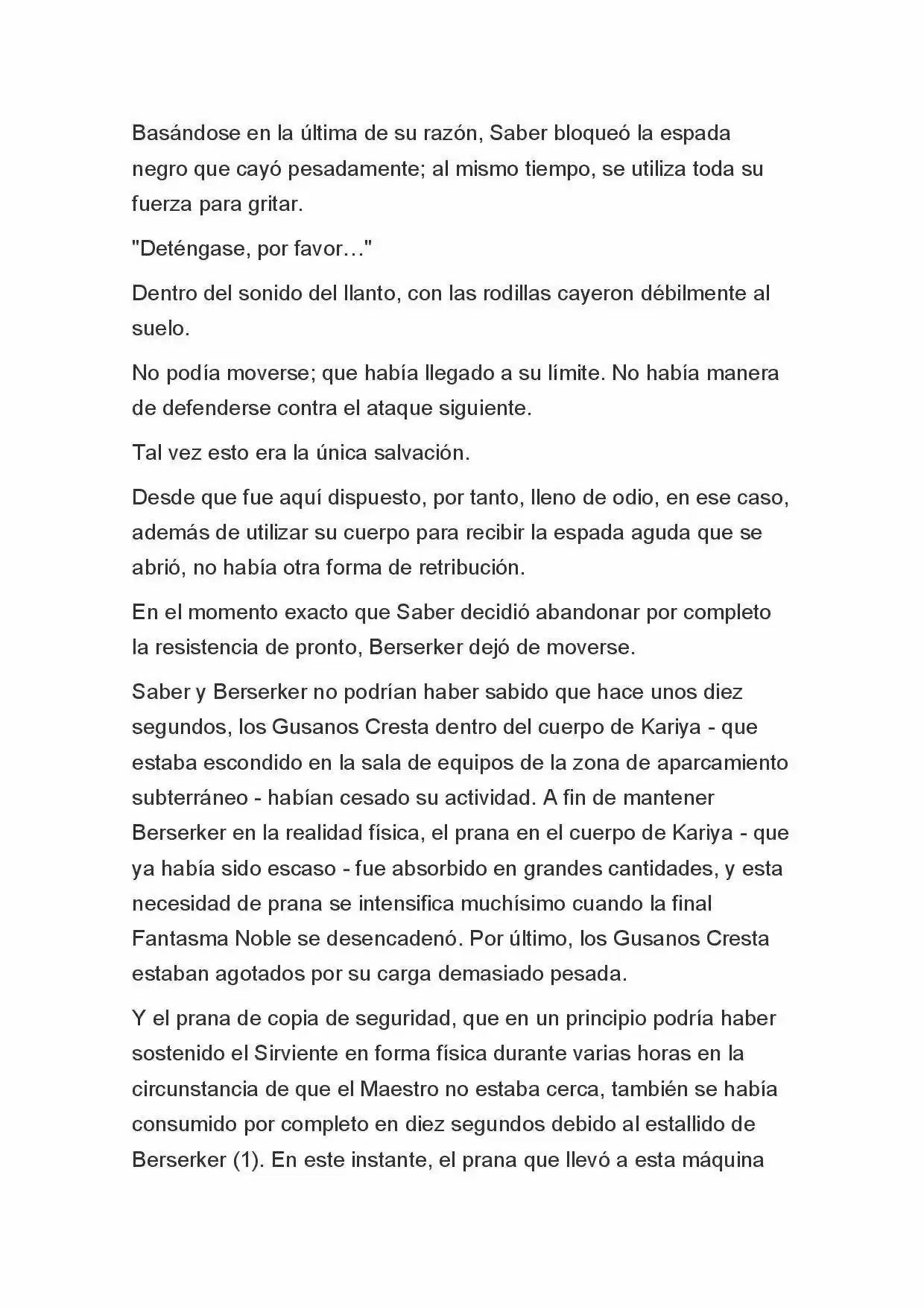 Fate Zero Novela capítulo 84 página 8