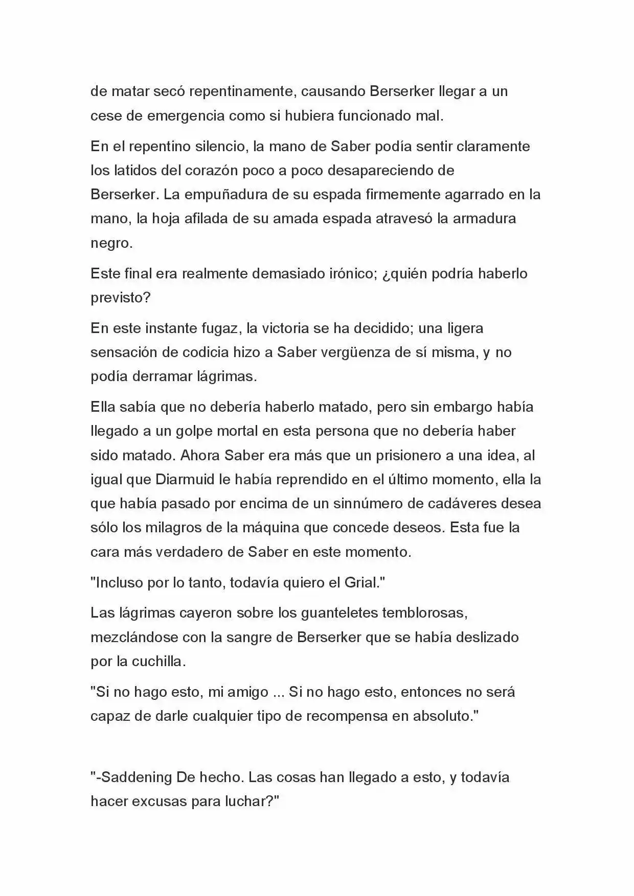 Fate Zero Novela capítulo 84 página 9