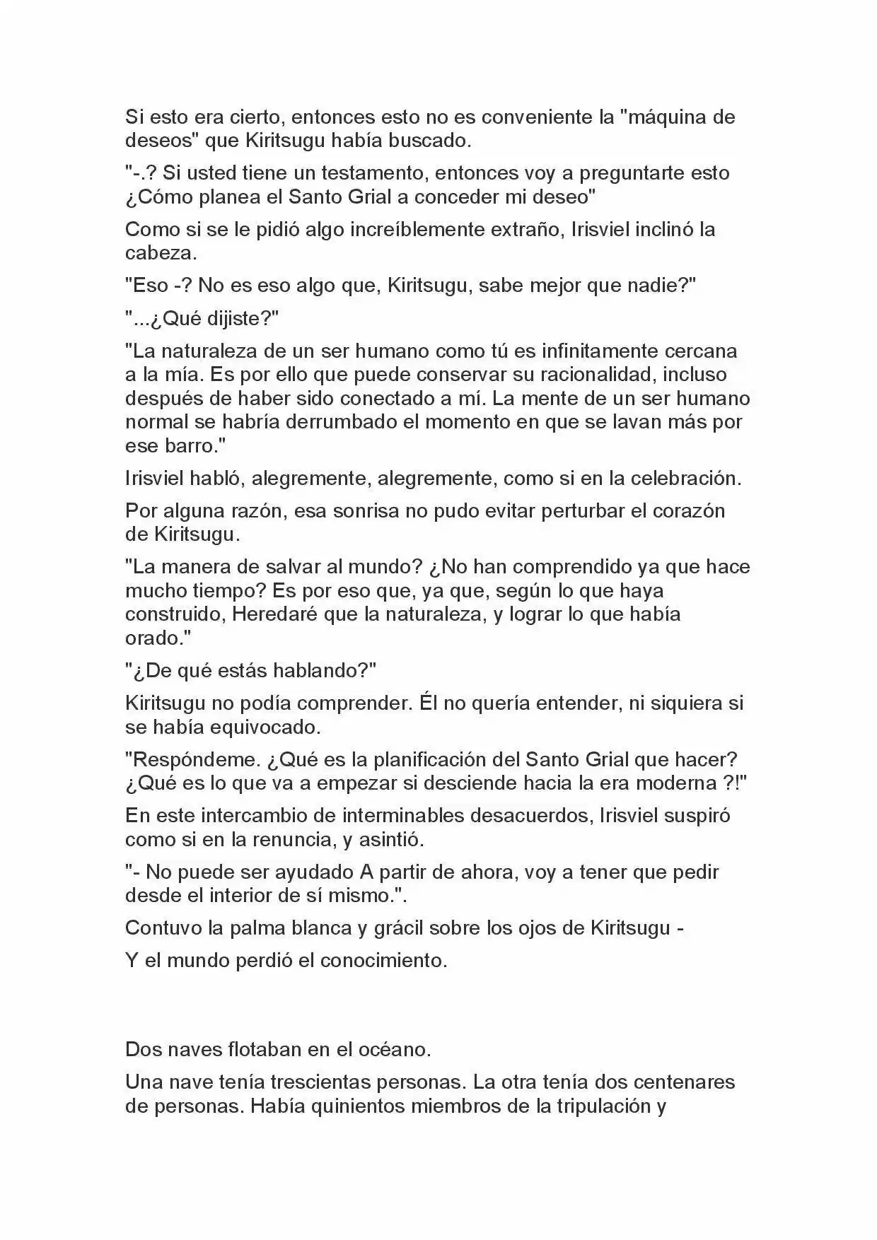Fate Zero Novela capítulo 85 página 4