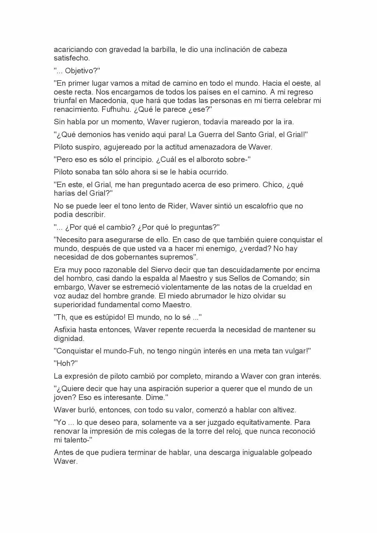 Fate Zero Novela capítulo 9 página 8