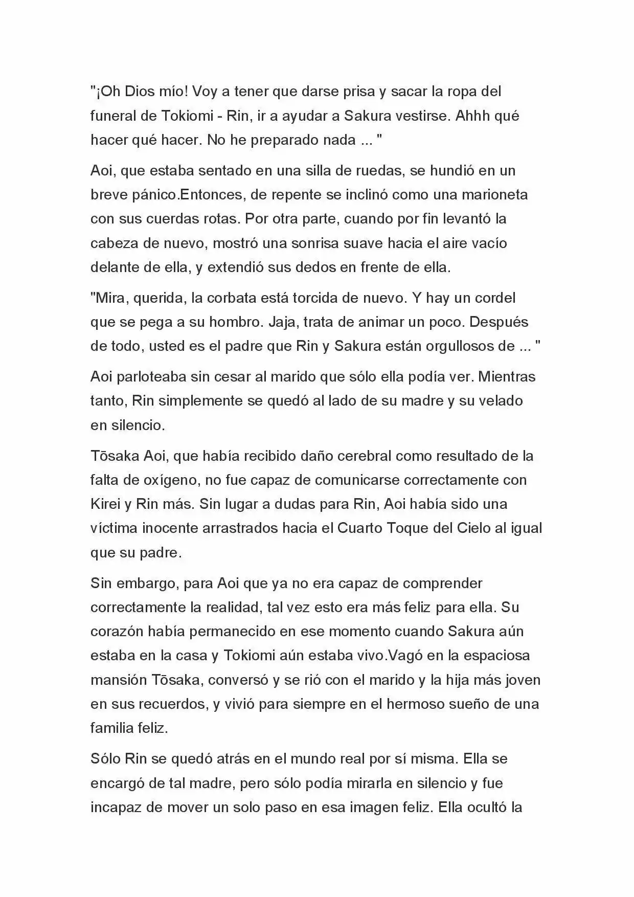 Fate Zero Novela capítulo 91 página 4