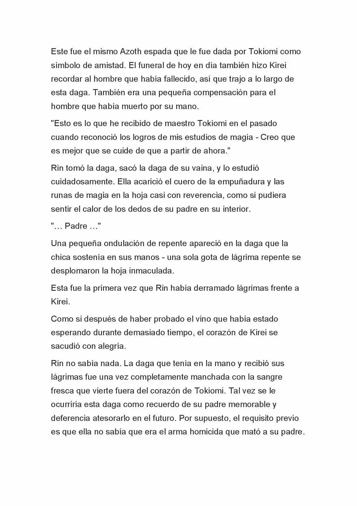 Fate Zero Novela capítulo 91 página 8