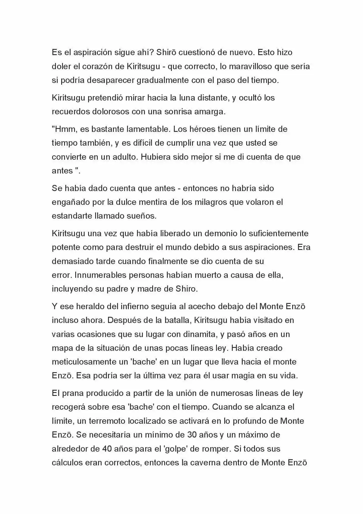 Fate Zero Novela capítulo 92 página 6
