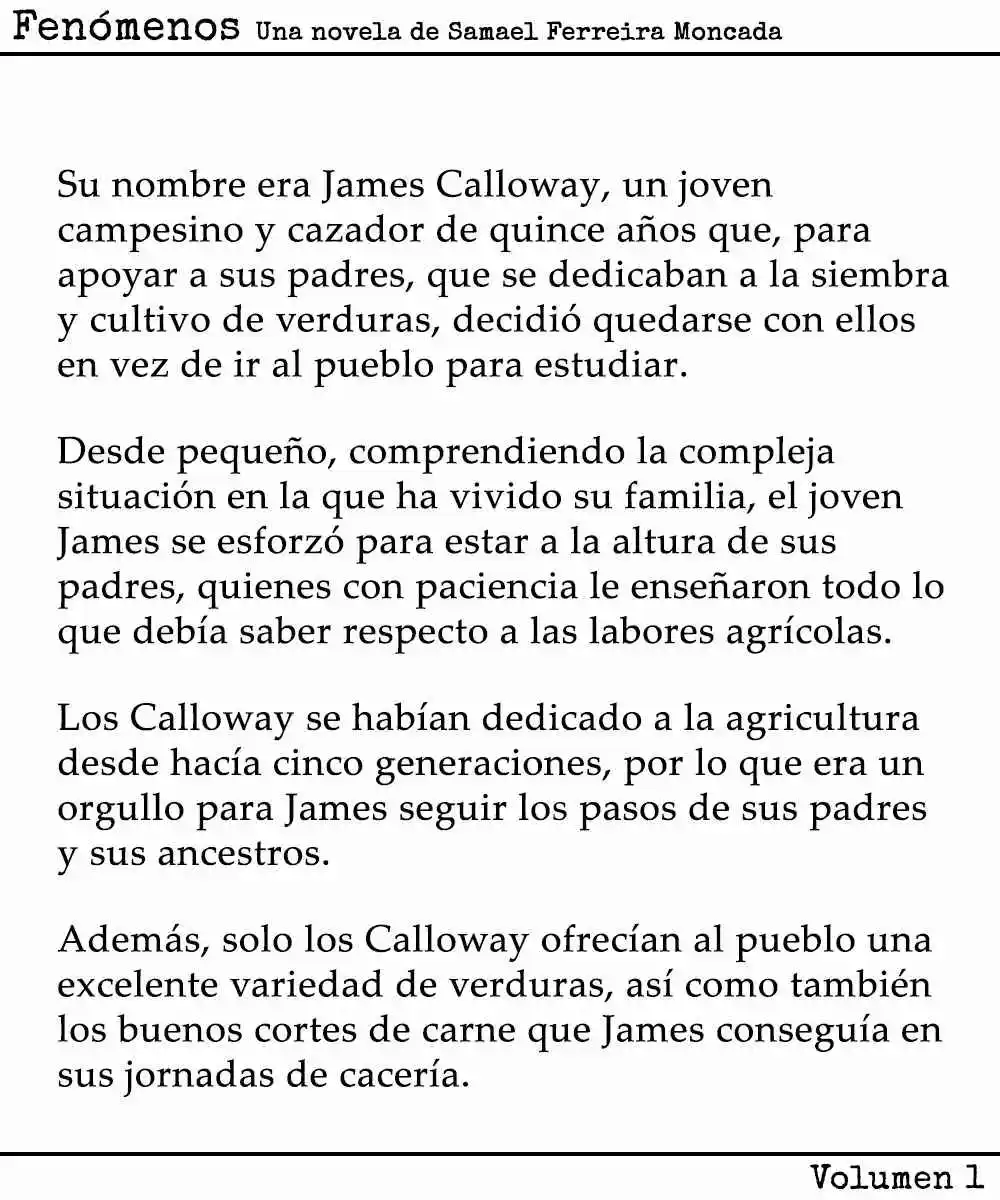 Fenómenos (Novela) - Capítulo 1 - Página 5 - LectorTMOo
