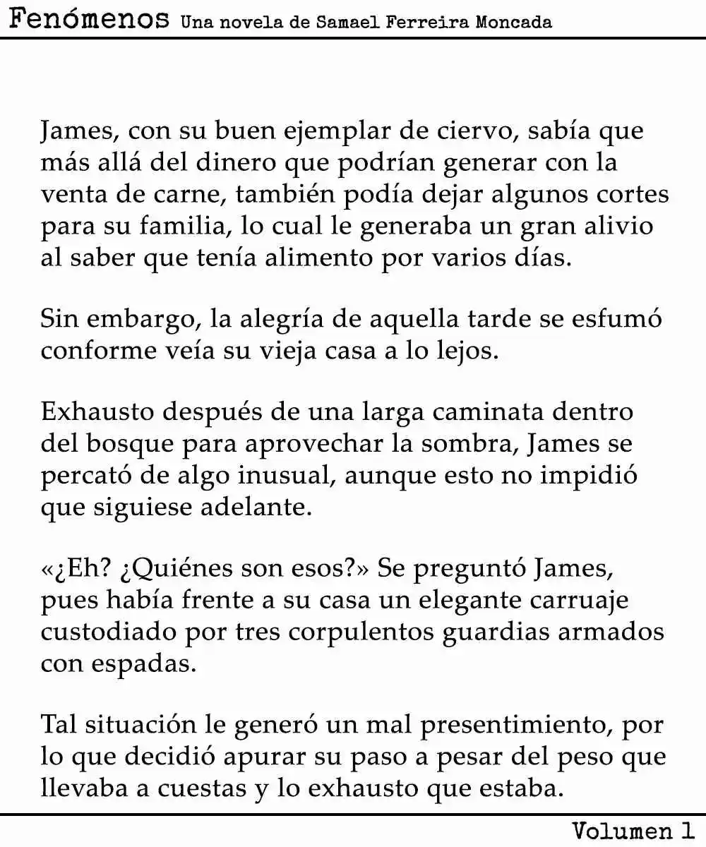 Fenómenos (Novela) - Capítulo 1 - Página 6 - LectorTMOo