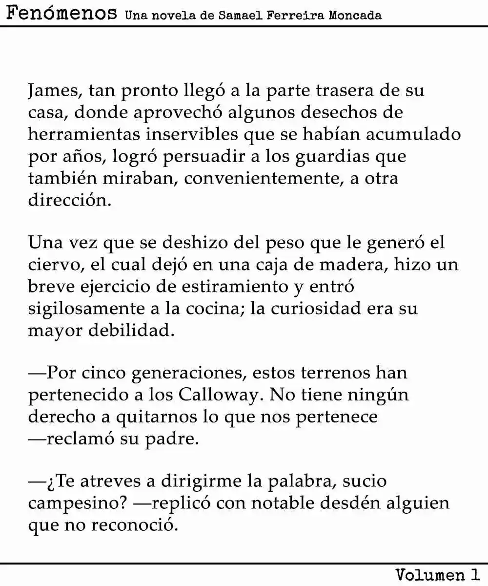 Fenómenos (Novela) - Capítulo 1 - Página 7 - LectorTMOo