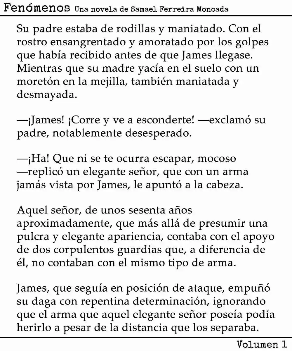 Fenómenos (Novela) - Capítulo 1 - Página 9 - LectorTMOo