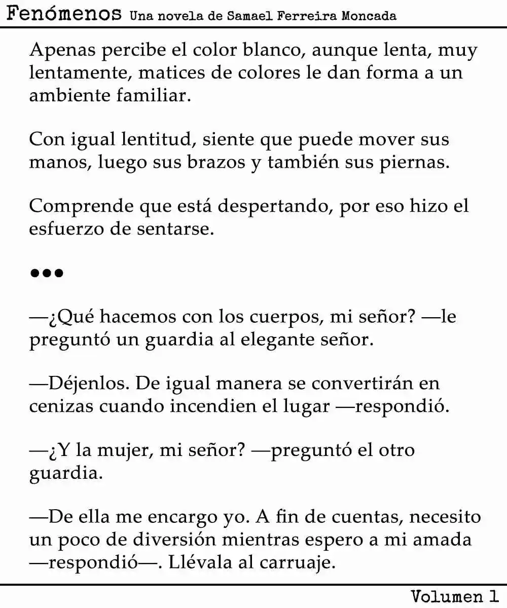 Fenómenos (Novela) - Capítulo 1 - Página 12 - LectorTMOo