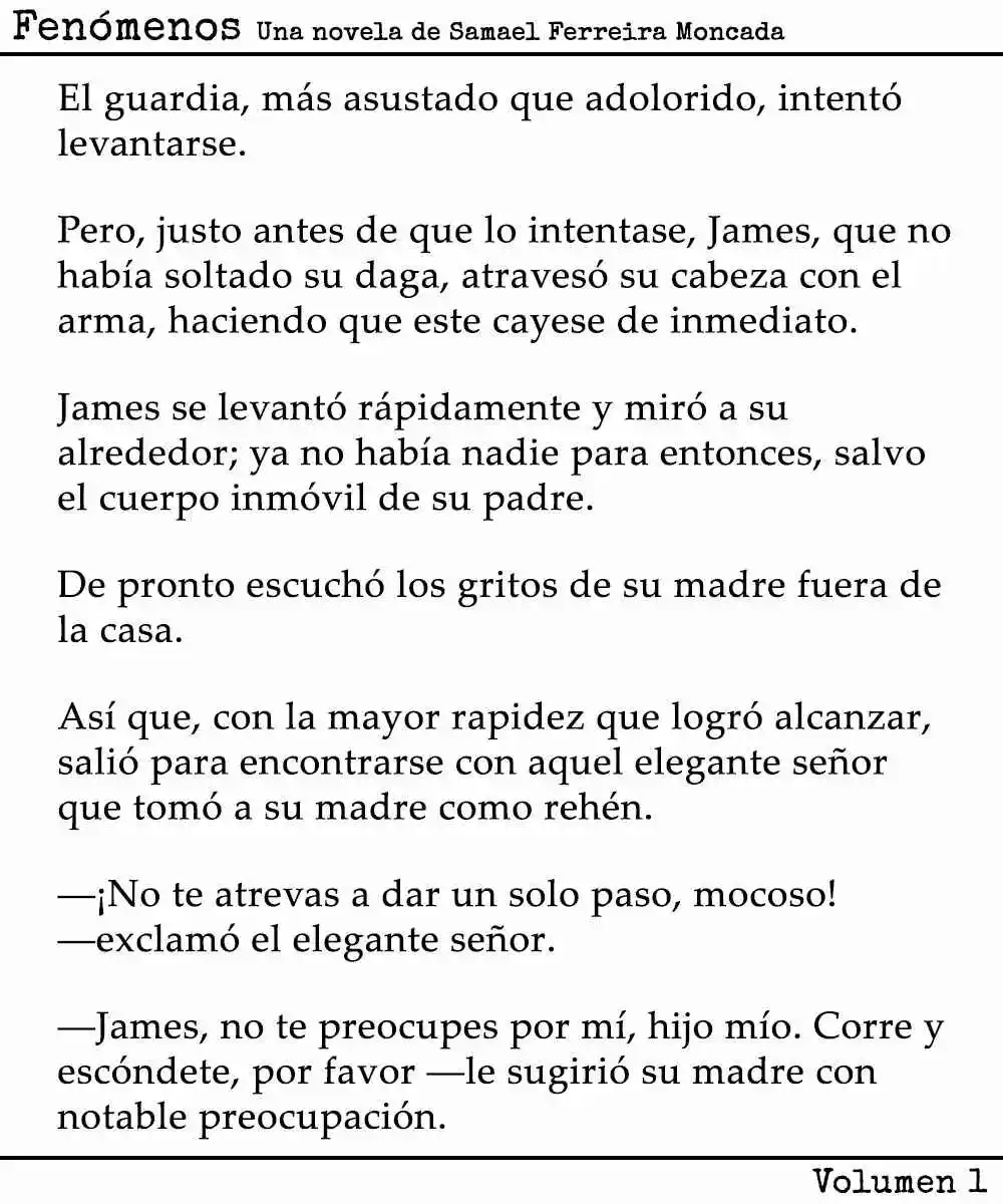 Fenómenos (Novela) - Capítulo 1 - Página 15 - LectorTMOo