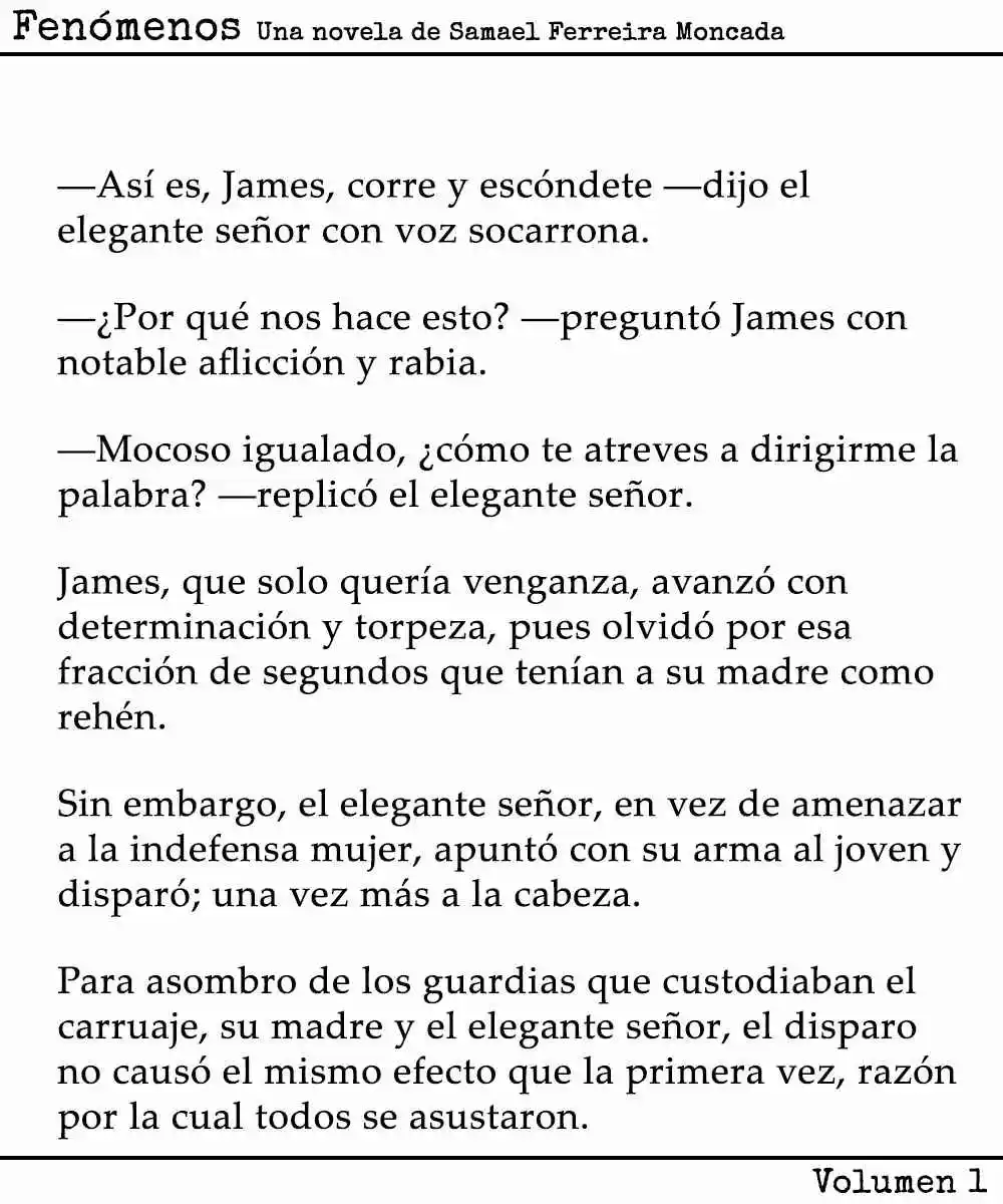 Fenómenos (Novela) - Capítulo 1 - Página 16 - LectorTMOo