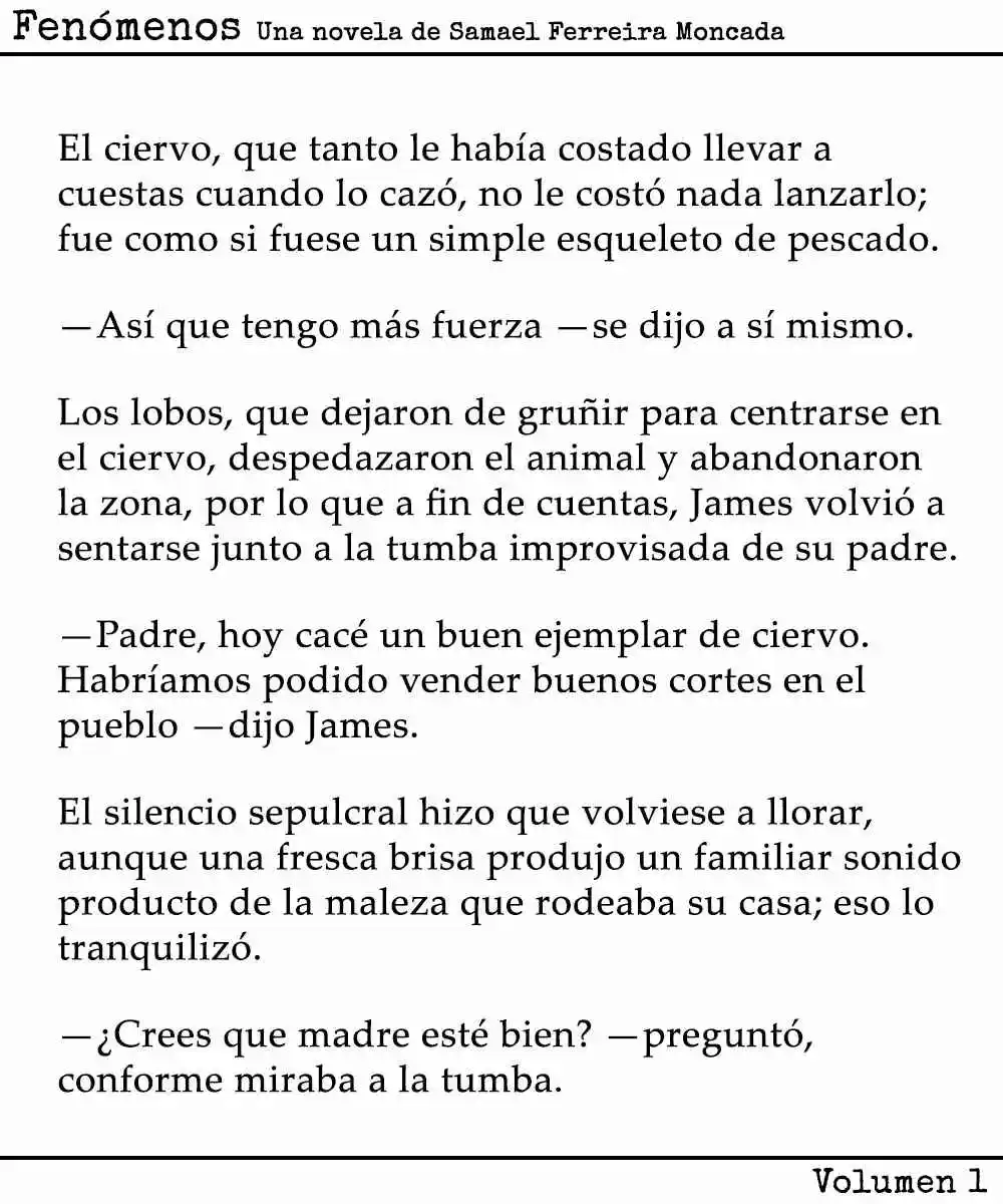 Fenómenos (Novela) - Capítulo 2 - Página 4 - LectorTMOo