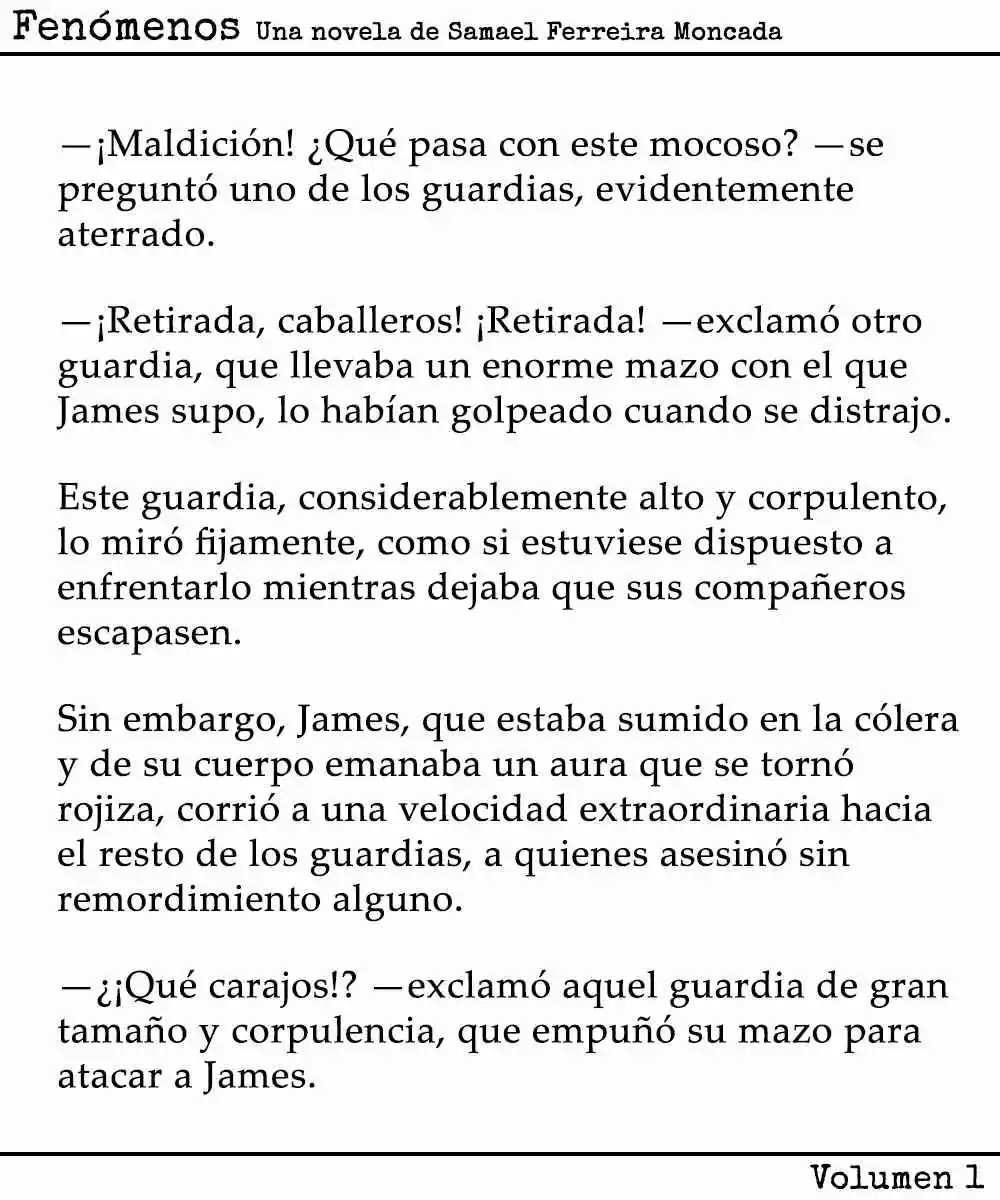 Fenómenos (Novela) - Capítulo 2 - Página 9 - LectorTMOo