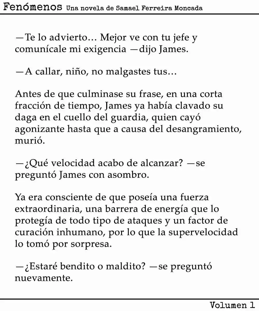 Fenómenos (Novela) - Capítulo 2 - Página 11 - LectorTMOo