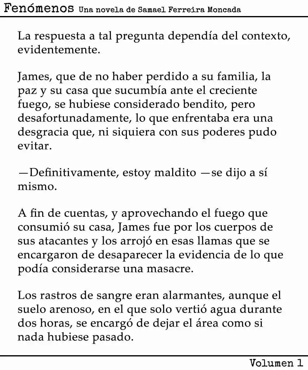 Fenómenos (Novela) - Capítulo 2 - Página 12 - LectorTMOo