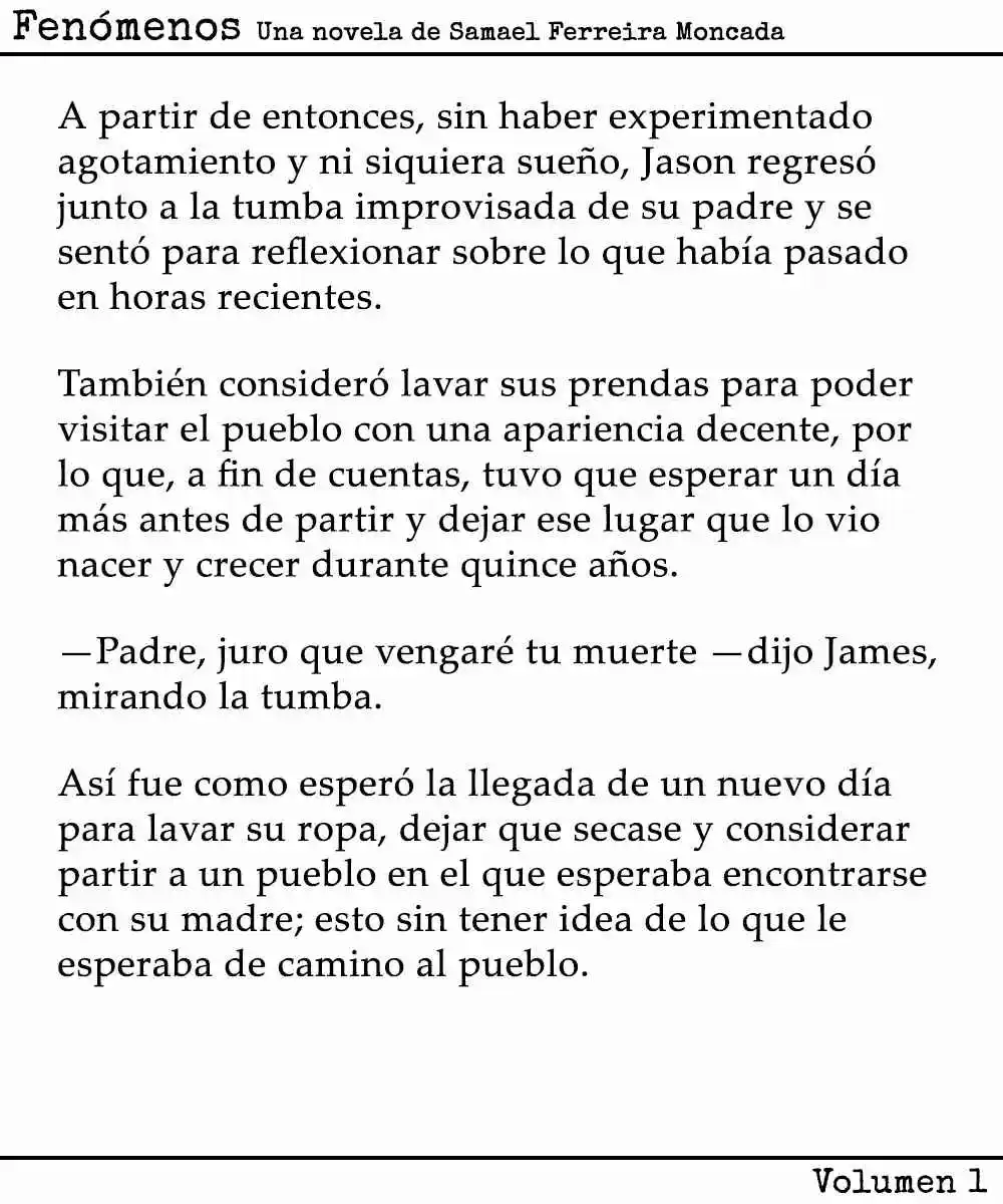Fenómenos (Novela) - Capítulo 2 - Página 13 - LectorTMOo