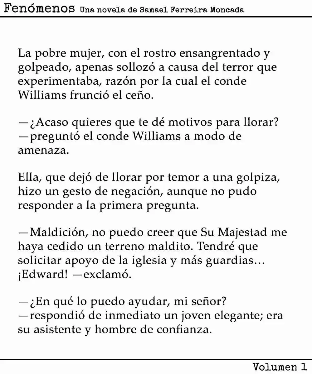 Fenómenos (Novela) - Capítulo 3 - Página 2 - LectorTMOo