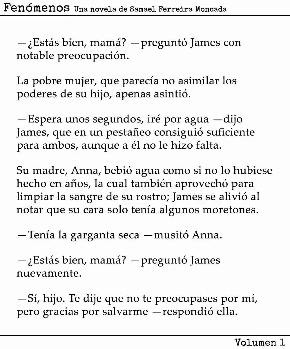 Fenómenos (Novela) - Capítulo 3 - Página 13 - LectorTMOo