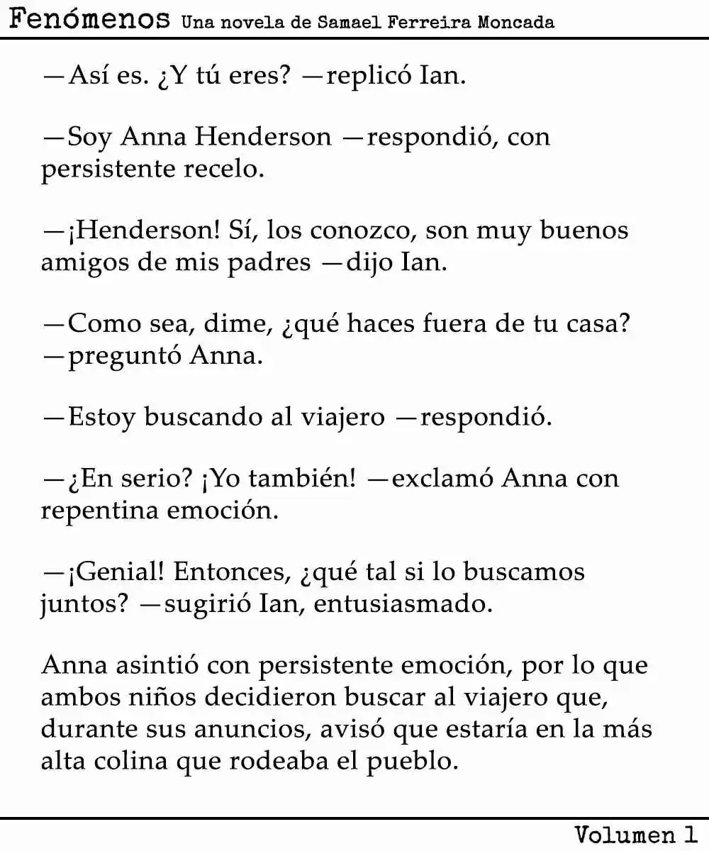 Fenómenos (Novela) - Capítulo 4 - Página 3 - LectorTMOo