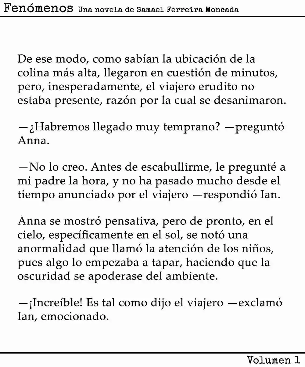 Fenómenos (Novela) - Capítulo 4 - Página 4 - LectorTMOo