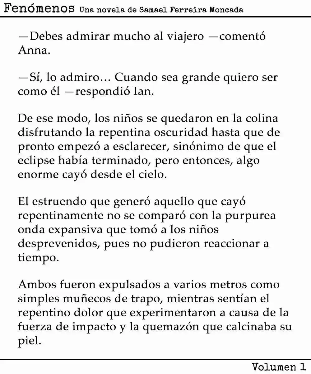 Fenómenos (Novela) - Capítulo 4 - Página 6 - LectorTMOo