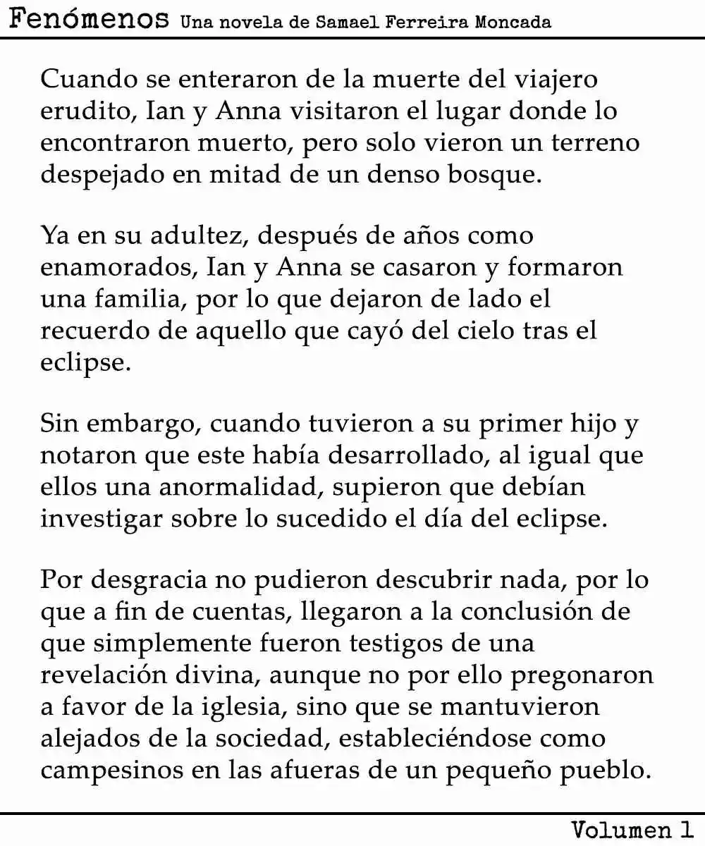 Fenómenos (Novela) - Capítulo 4 - Página 15 - LectorTMOo