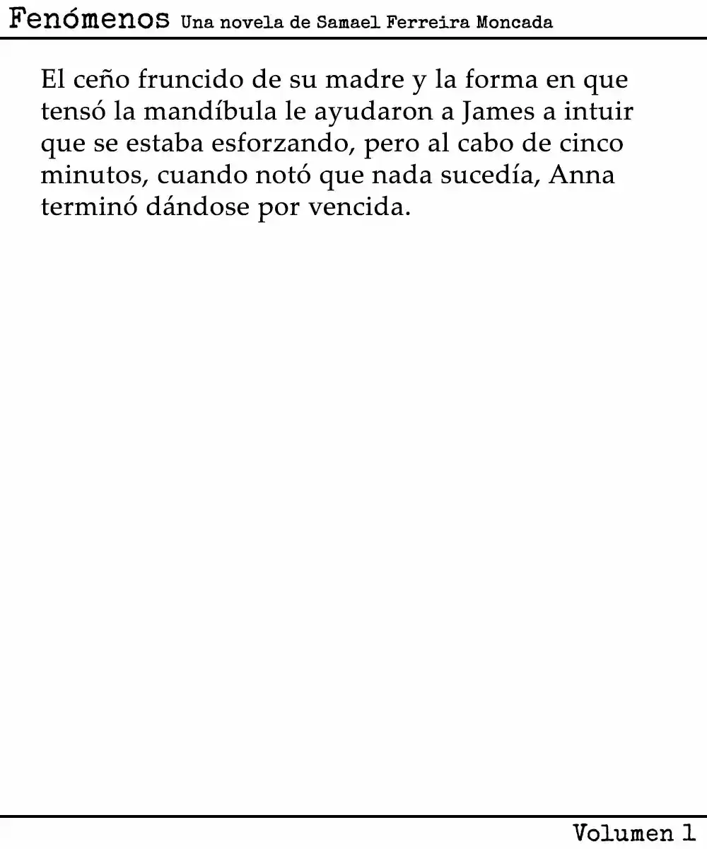 Fenómenos (Novela) - Capítulo 5 - Página 4 - LectorTMOo