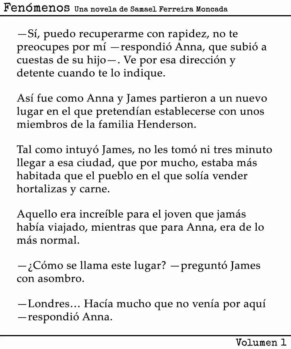 Fenómenos (Novela) - Capítulo 5 - Página 8 - LectorTMOo