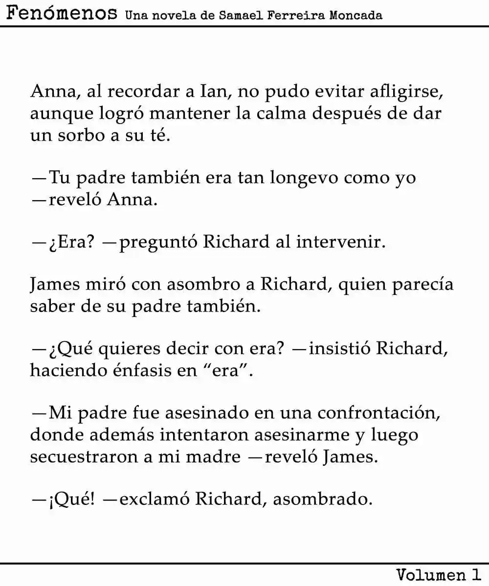 Fenómenos (Novela) - Capítulo 6 - Página 3 - LectorTMOo