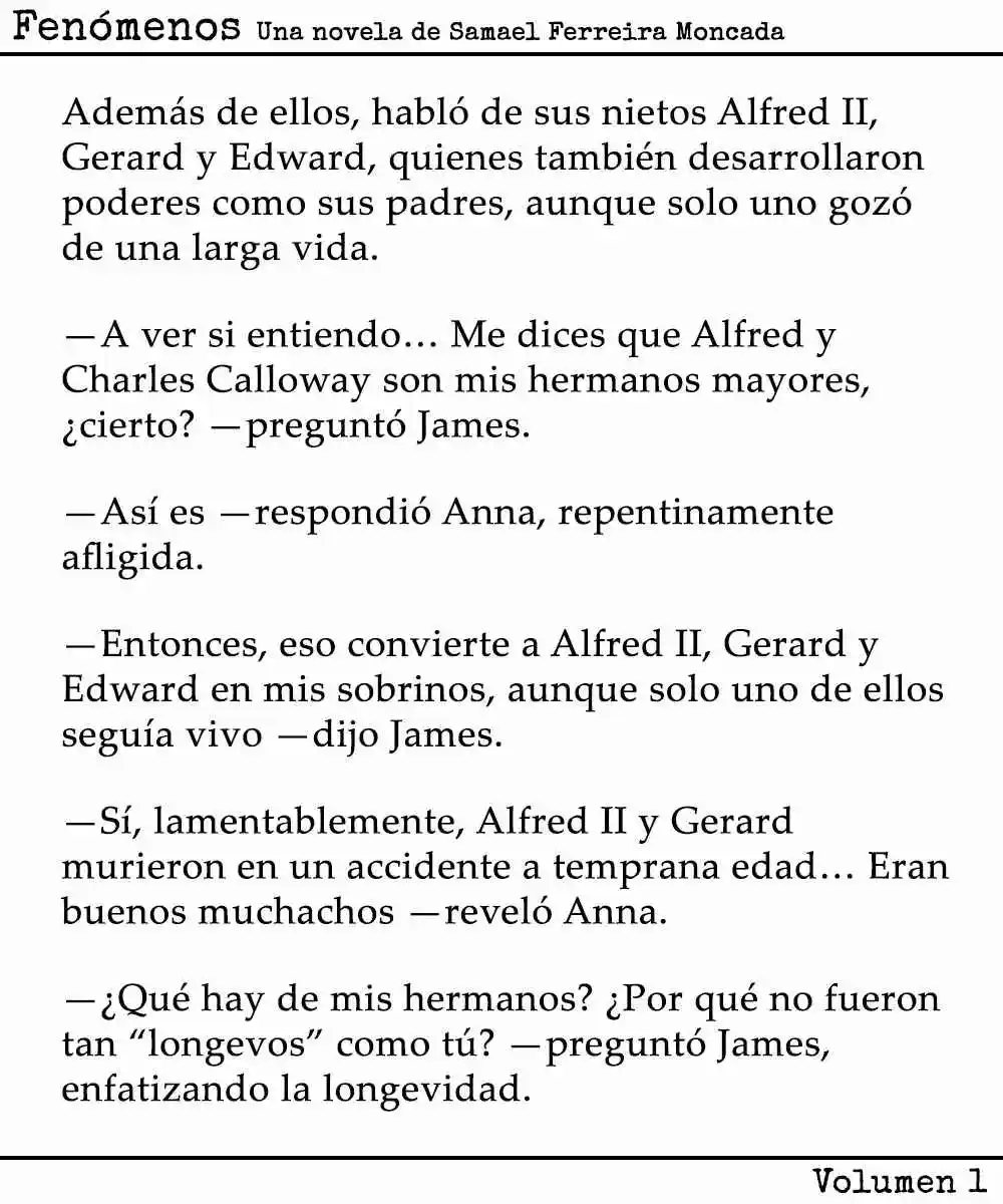 Fenómenos (Novela) - Capítulo 6 - Página 5 - LectorTMOo