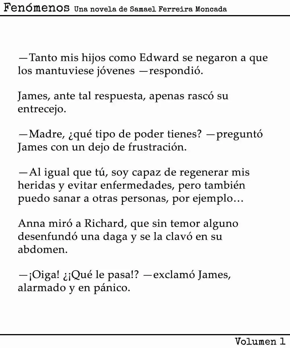 Fenómenos (Novela) - Capítulo 6 - Página 6 - LectorTMOo