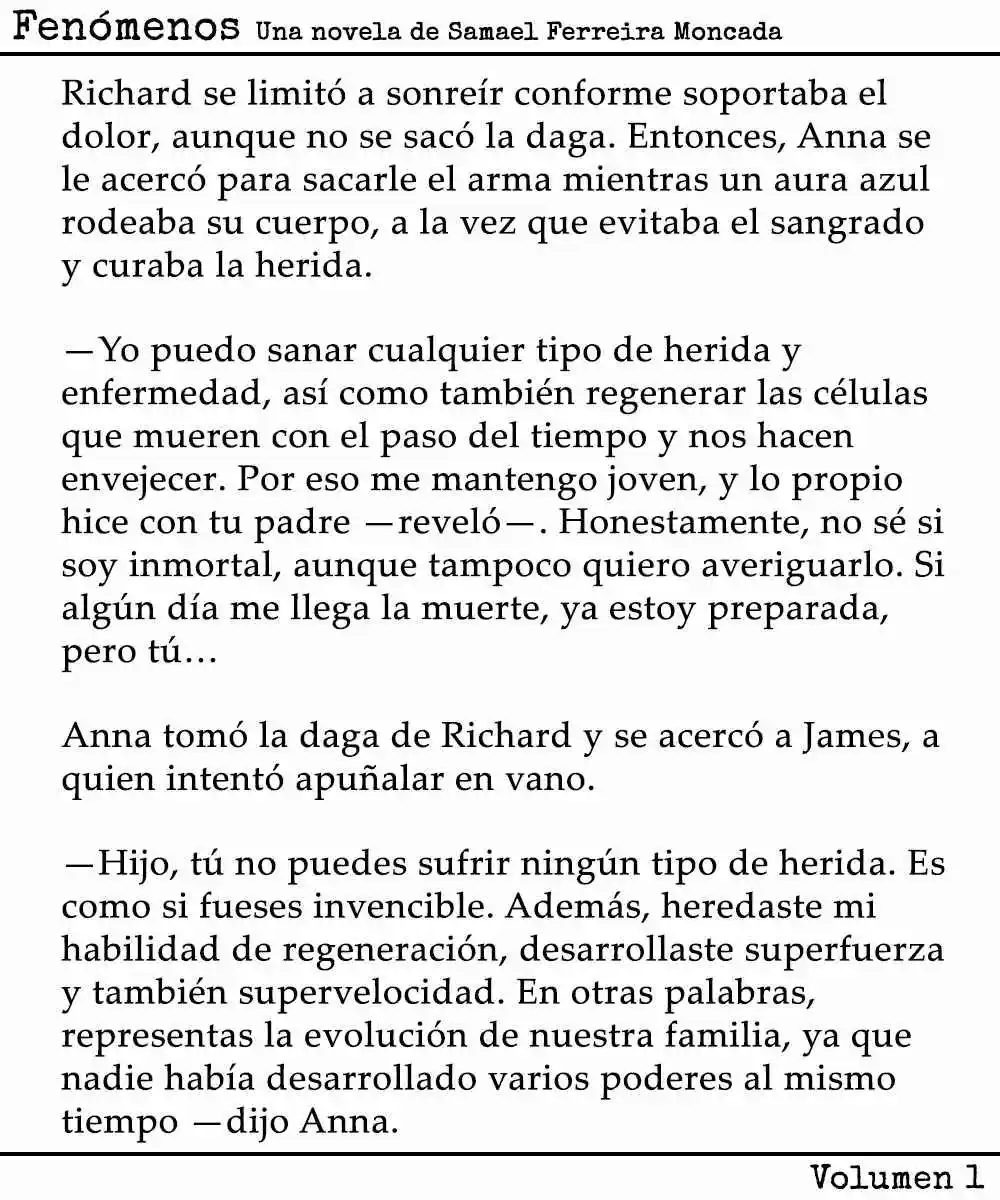 Fenómenos (Novela) - Capítulo 6 - Página 7 - LectorTMOo