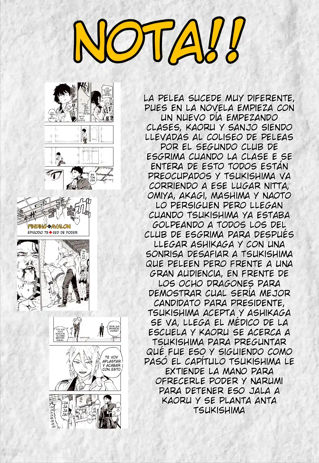 Finding Avalon: La Búsqueda De Un Portador Del Caos. - Capítulo 73 - Página 22 - LectorTMOo