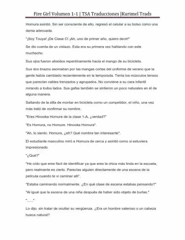 Fire Girl (Novela) - Capítulo 1 - Página 14 - LectorTMOo