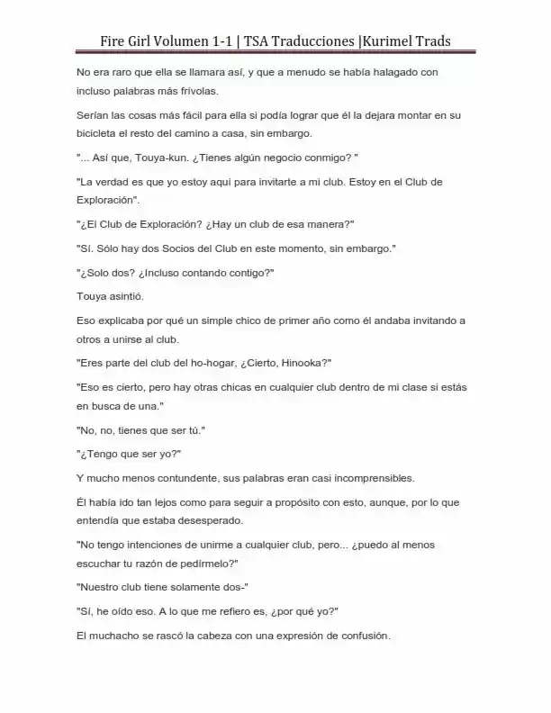 Fire Girl (Novela) - Capítulo 1 - Página 15 - LectorTMOo