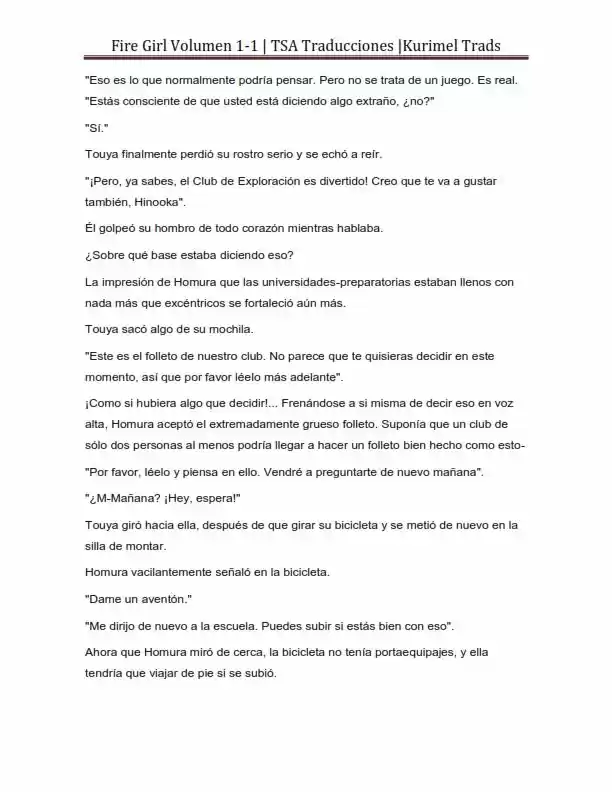 Fire Girl (Novela) - Capítulo 1 - Página 18 - LectorTMOo