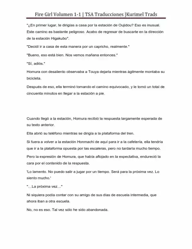 Fire Girl (Novela) - Capítulo 1 - Página 19 - LectorTMOo