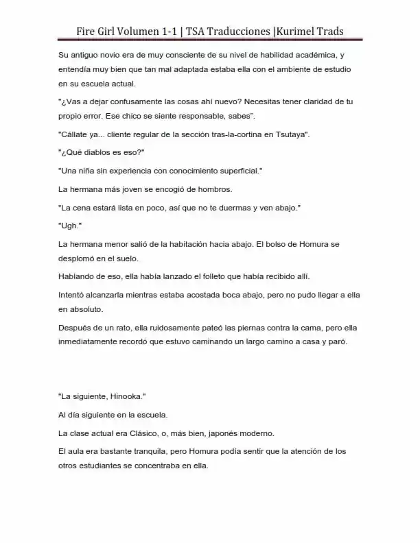Fire Girl (Novela) - Capítulo 1 - Página 22 - LectorTMOo