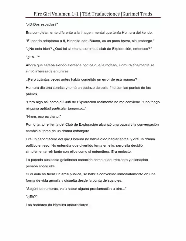 Fire Girl (Novela) - Capítulo 1 - Página 26 - LectorTMOo