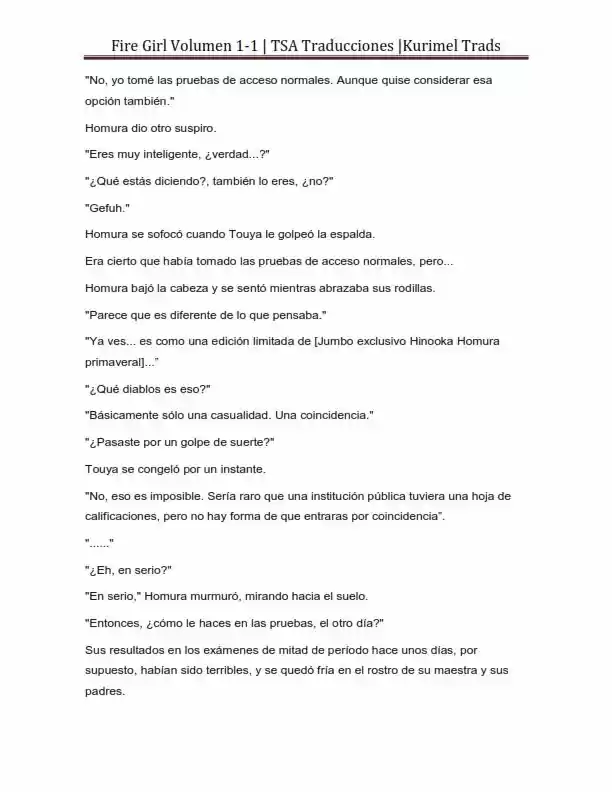 Fire Girl (Novela) - Capítulo 1 - Página 29 - LectorTMOo