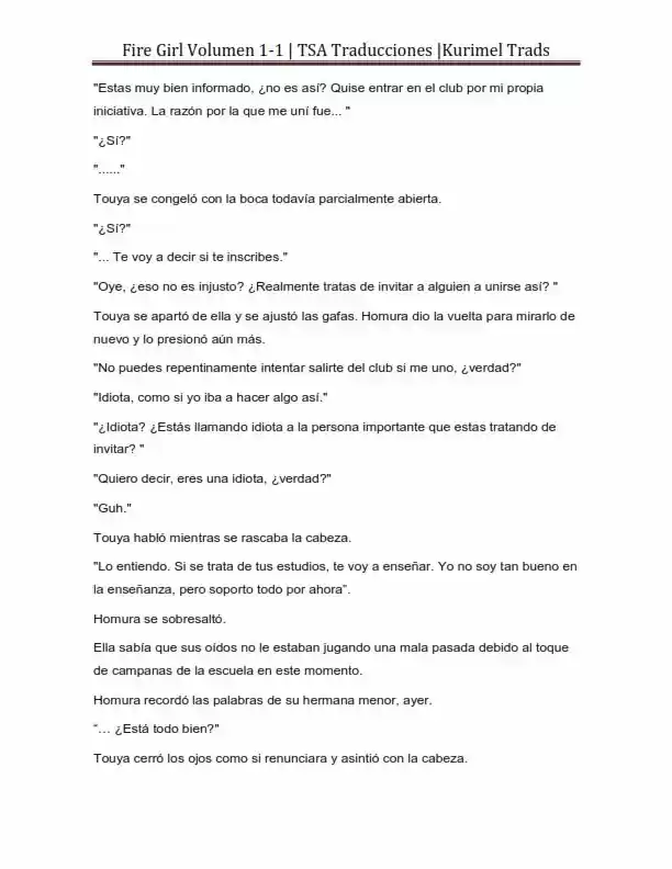 Fire Girl (Novela) - Capítulo 1 - Página 32 - LectorTMOo