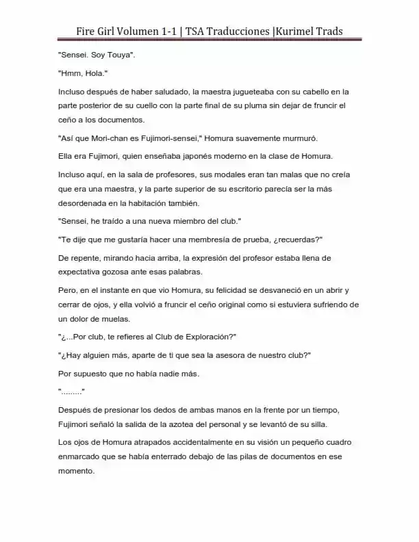 Fire Girl (Novela) - Capítulo 1 - Página 35 - LectorTMOo