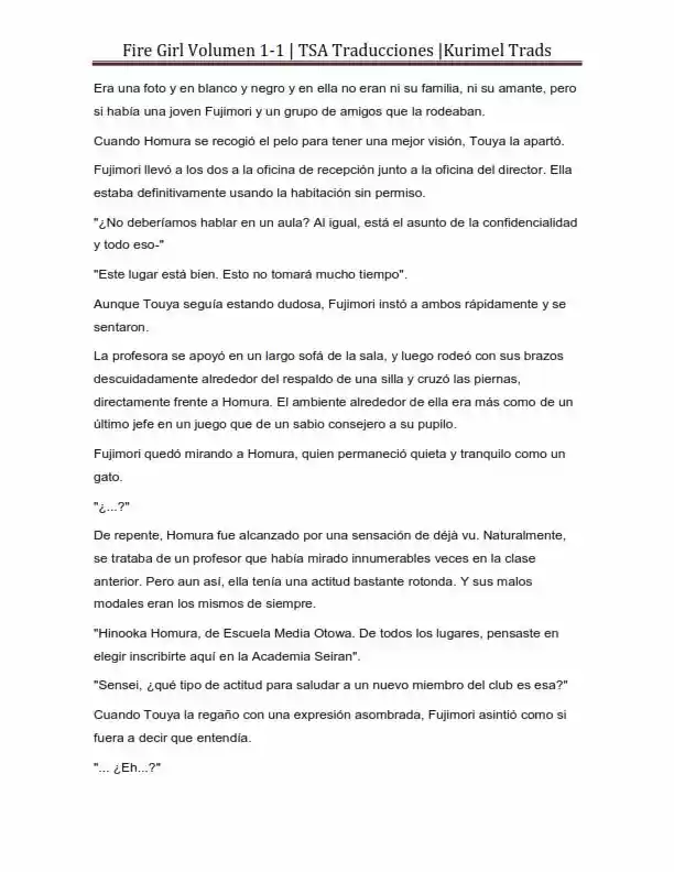 Fire Girl (Novela) - Capítulo 1 - Página 36 - LectorTMOo