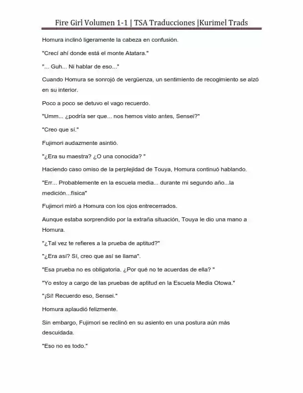 Fire Girl (Novela) - Capítulo 1 - Página 37 - LectorTMOo