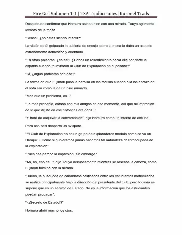 Fire Girl (Novela) - Capítulo 1 - Página 40 - LectorTMOo