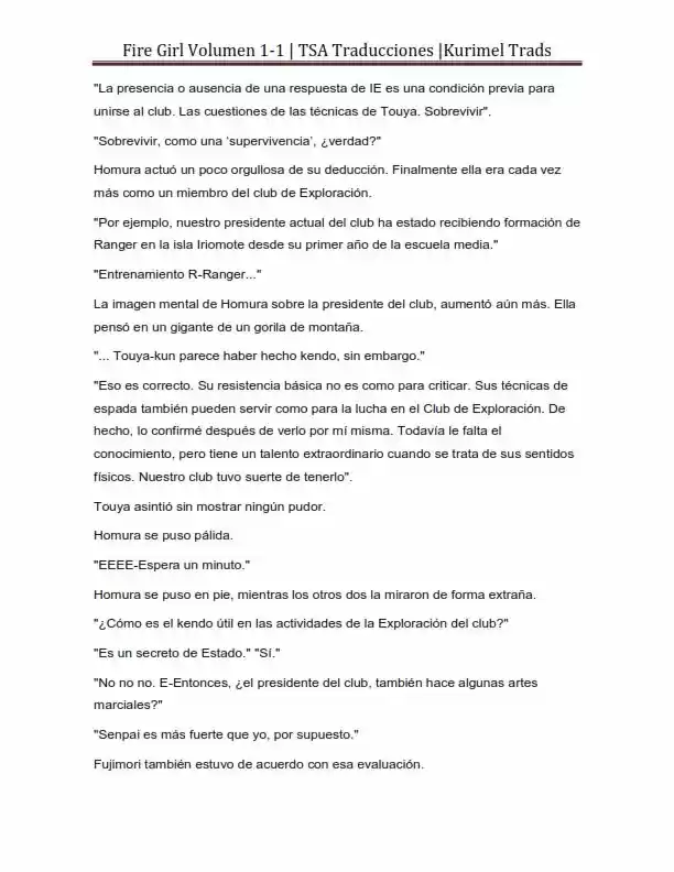 Fire Girl (Novela) - Capítulo 1 - Página 42 - LectorTMOo