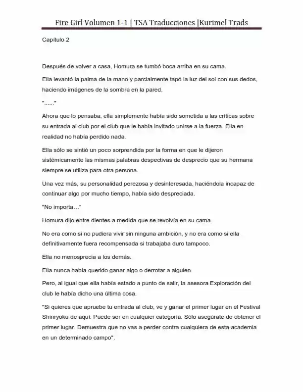 Fire Girl (Novela) - Capítulo 1 - Página 46 - LectorTMOo